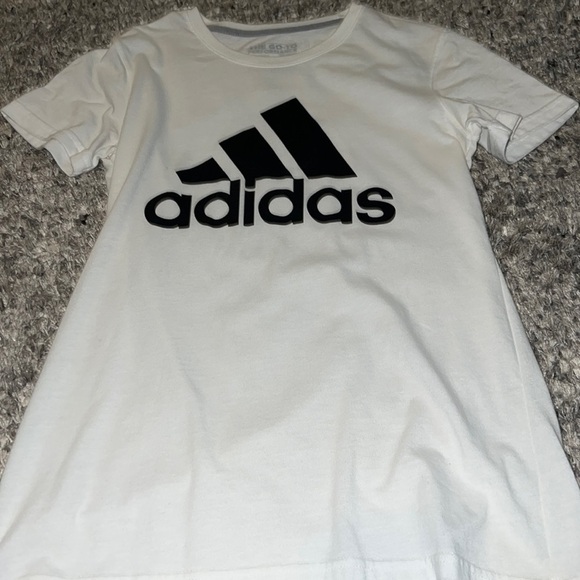 adidas Tops - Black and White Adidas Tshirt